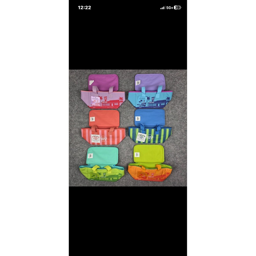 Trader Joes Mini Insulated Tote **Spring 2026**6 PACK NWT**SAME DAY SHIPPING**